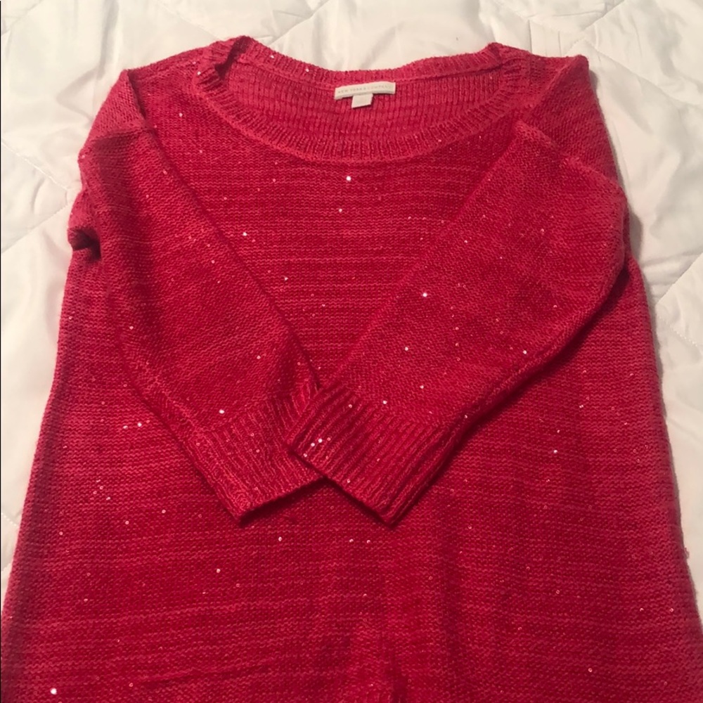 Pink Sparkly Sweater